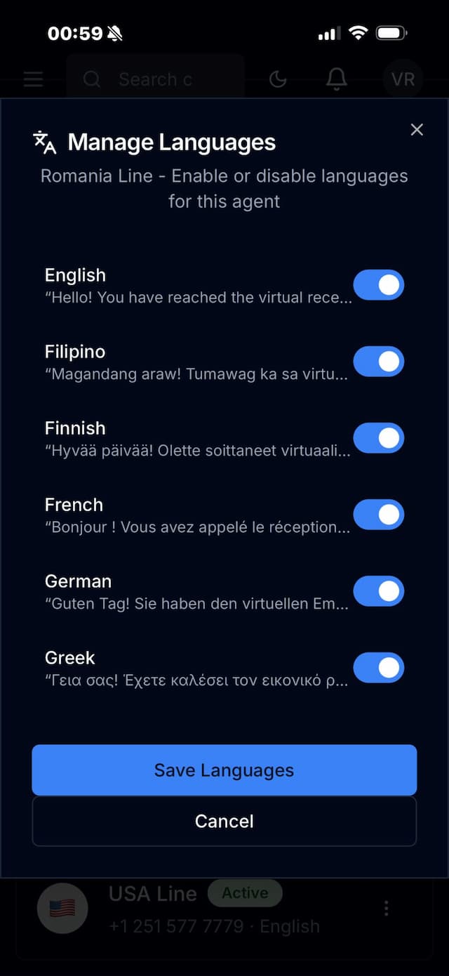 Idiomas